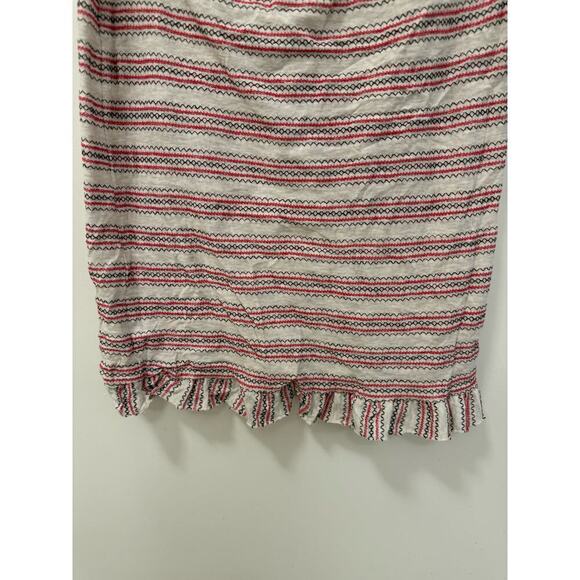 Max Studio Cotton Sleeveless White Dress with Embroidery Size Medium - Picture 5 of 7